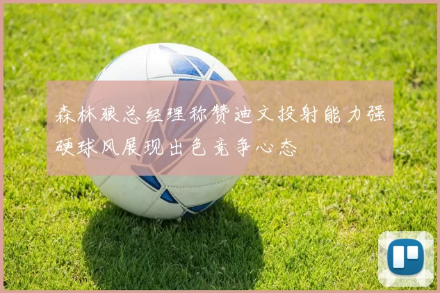 森林狼总经理称赞迪文投射能力强硬球风展现出色竞争心态