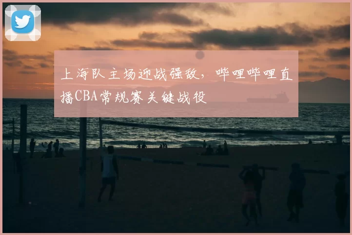 上海队主场迎战强敌，哔哩哔哩直播CBA常规赛关键战役
