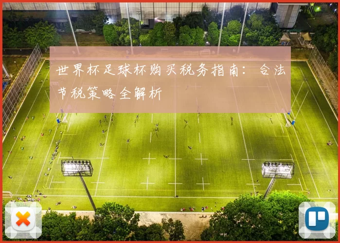 世界杯足球杯购买税务指南:合法节税策略全解析