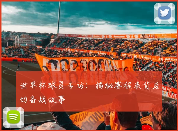 世界杯球员专访:揭秘赛程表背后的备战故事